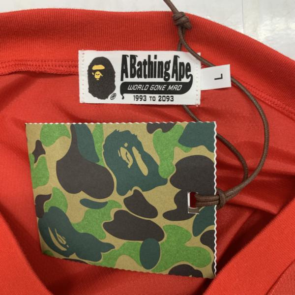 アベイシングエイプ A BATHING APE ジャケット、上着 ジャンパー、ブルゾン アウター ジャケット プルオーバー A BATHING APE SHARK タグ付き L 無地 赤 / レッド /  メンズ USED 古着 中古 10026635