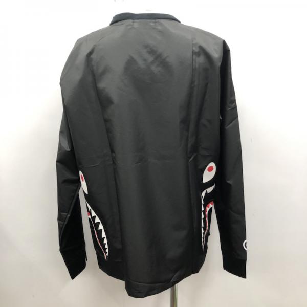 アベイシングエイプ A BATHING APE ジャケット、上着  アウター ジャケット プルオーバー A BATHING APE SHARK タグ付き L 無地 黒 / ブラック /  メンズ USED 古着 中古 10026650