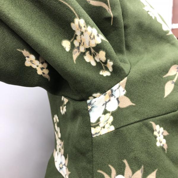 アースミュージックアンドエコロジー earth music&ecology ワンピース  ワンピース 花柄 M 花柄 緑 / グリーン /  レディース USED 古着 中古 10026660