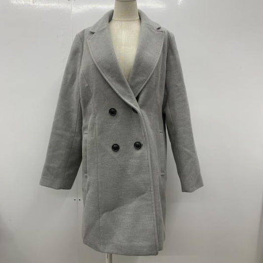 イーハイフンワールドギャラリーピー E hyphen world gallery PEACE コート  アウター コート FREE 無地 灰 / グレー /  レディース USED 古着 中古 10026720