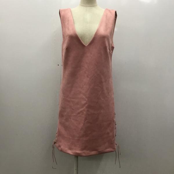 ティティーアンドコー titty&Co. ワンピース  ワンピース ノースリーブ S 無地 レディース USED 古着 中古 10026816