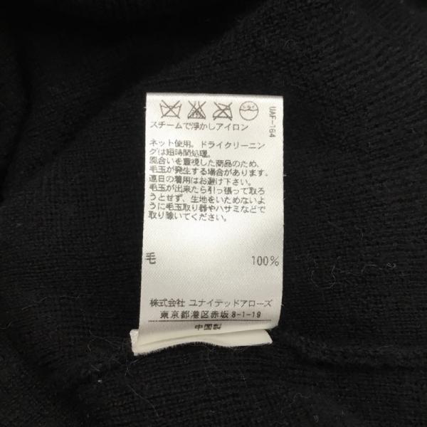 ユナイテッドアローズ UNITED ARROWS ニット、セーター  セーター ニット 長袖カットソー 無地 黒 / ブラック /  レディース USED 古着 中古 10026864