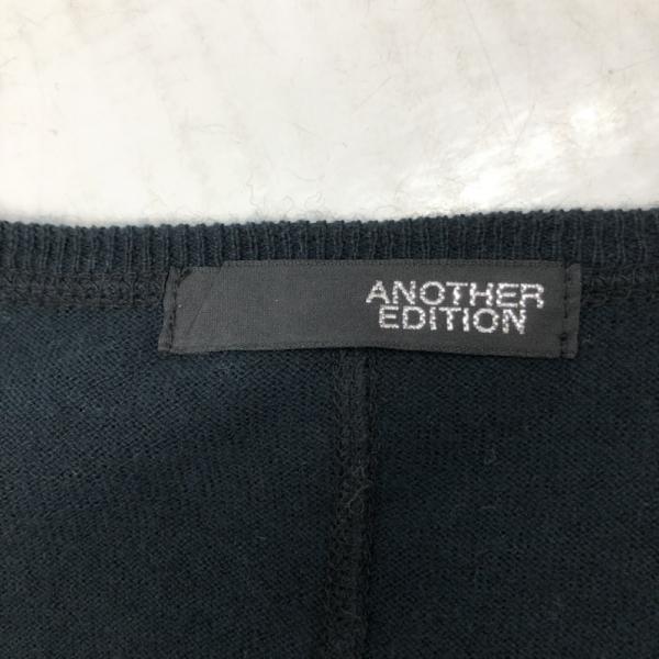 アナザーエディション Another Edition カットソー  長袖カットソー 無地 黒 / ブラック /  レディース USED 古着 中古 10026873