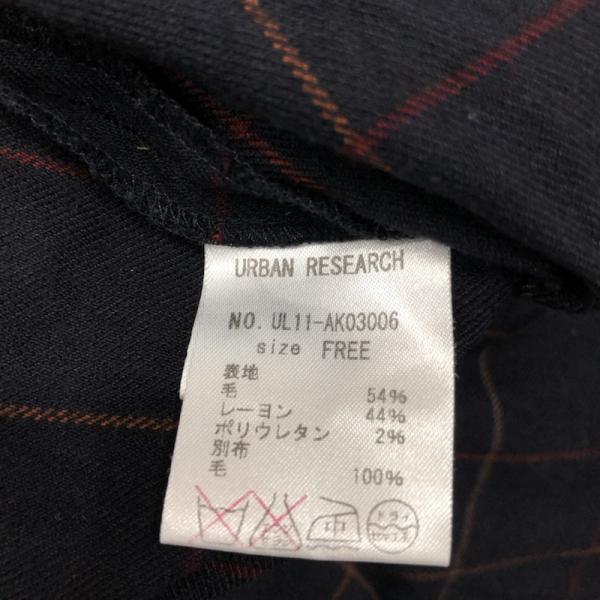 アーバンリサーチ URBAN RESEARCH カットソー  長袖カットソー チェック FREE チェック レディース USED 古着 中古 10026874