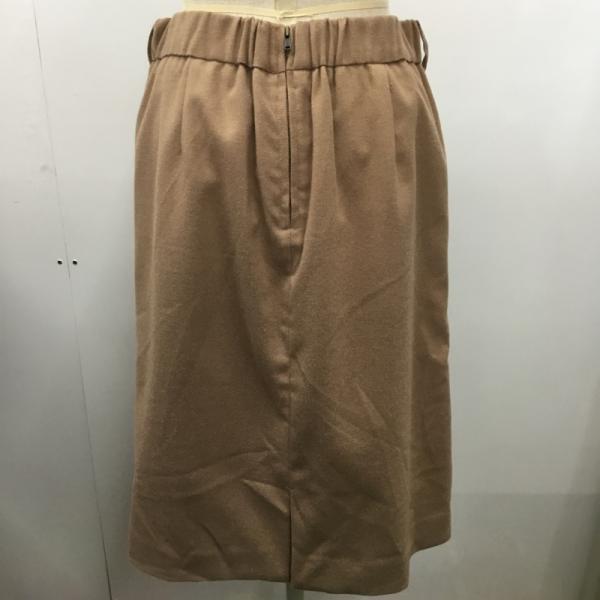 マジェスティックレゴン MAJESTIC LEGON スカート  ボトムス スカート フロントボタン 無地 Iラインスカート M 無地 茶 / ブラウン /  レディース USED 古着 中古 10027399