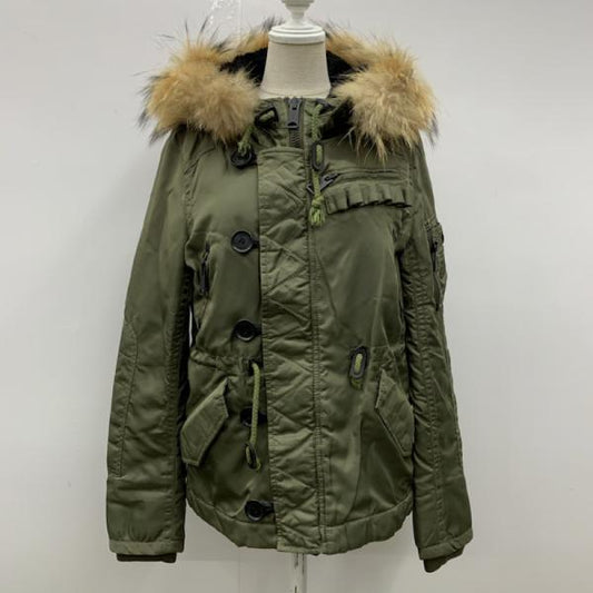 マウジー MOUSSY ジャケット、上着  アウター ジャケット ミリタリー 1 無地 レディース USED 古着 中古 10027437