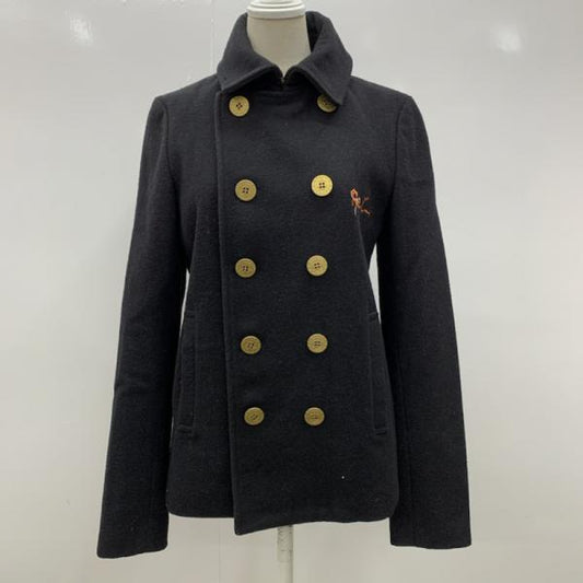 ロデオクラウンズ Rodeo Crowns コート  アウター コート 1 無地 黒 / ブラック /  レディース USED 古着 中古 10027468