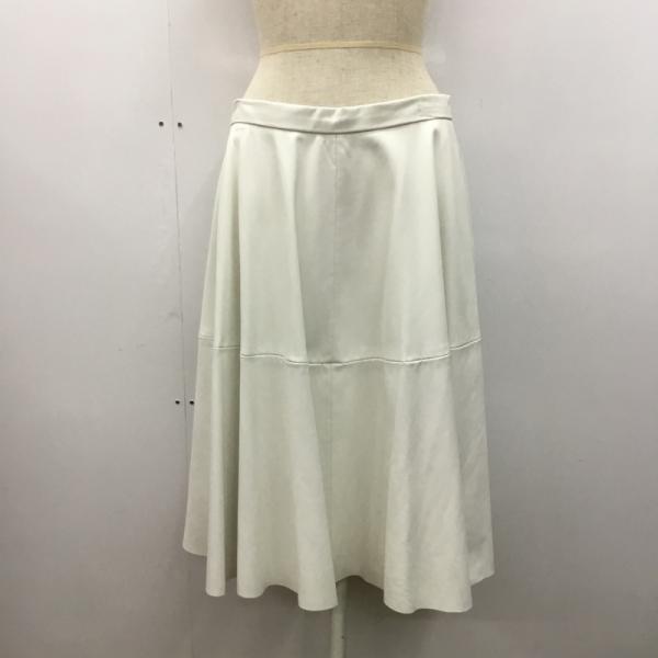 ザラベーシック ZARA BASIC スカート  ボトムス スカート フレアスカート 無地 M 無地 白 / ホワイト /  レディース USED 古着 中古 10027705