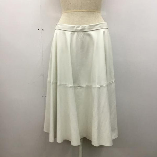 ザラベーシック ZARA BASIC スカート  ボトムス スカート フレアスカート 無地 M 無地 白 / ホワイト /  レディース USED 古着 中古 10027705