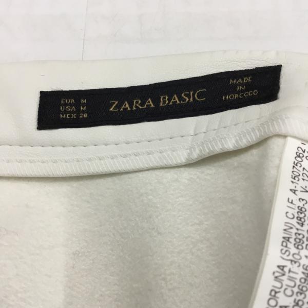 ザラベーシック ZARA BASIC スカート  ボトムス スカート フレアスカート 無地 M 無地 白 / ホワイト /  レディース USED 古着 中古 10027705