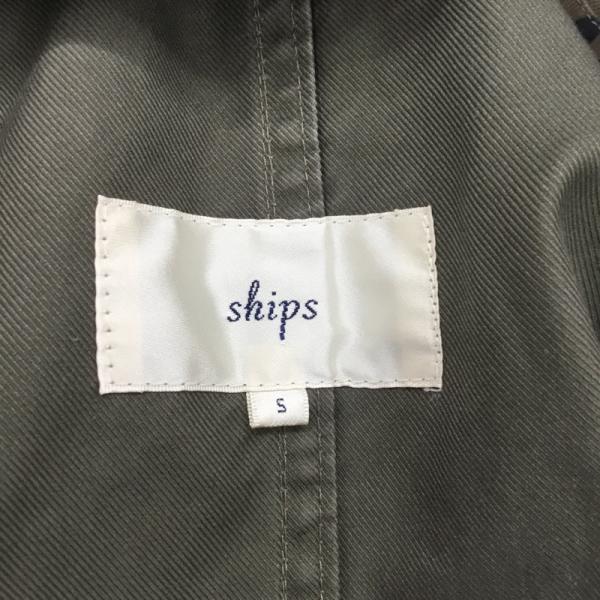 シップス SHIPS ジャケット、上着  アウター ジャケット ミリタリージャケット 迷彩柄 カモフラ ファー付 S カモフラージュ柄・迷彩 茶 / ブラウン / X 緑 / グリーン / X 黒 / ブラック /  メンズ USED 古着 中古 10027942