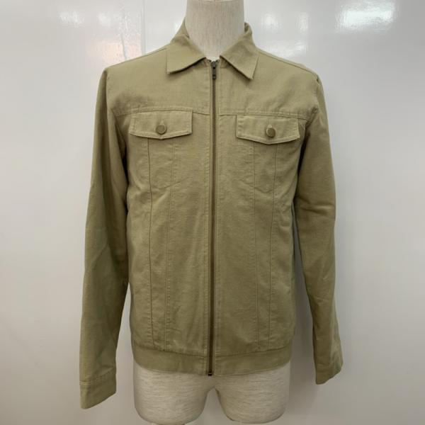 アーバンリサーチ URBAN RESEARCH ジャケット、上着  アウター ジャケット URBAN RESEARCH 綿麻ZIP UPジャケット WH74-17M014 40 無地 ベージュ / ベージュ /  メンズ USED 古着 中古 10028044