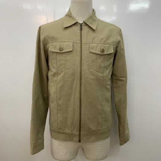 アーバンリサーチ URBAN RESEARCH ジャケット、上着  アウター ジャケット URBAN RESEARCH 綿麻ZIP UPジャケット WH74-17M014 40 無地 ベージュ / ベージュ /  メンズ USED 古着 中古 10028044