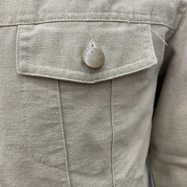 アーバンリサーチ URBAN RESEARCH ジャケット、上着  アウター ジャケット URBAN RESEARCH 綿麻ZIP UPジャケット WH74-17M014 40 無地 ベージュ / ベージュ /  メンズ USED 古着 中古 10028044