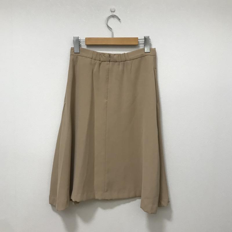 エンネア Ennea スカート ひざ丈スカート 38 無地 ベージュ / ベージュ /  レディース USED 古着 中古 10028383