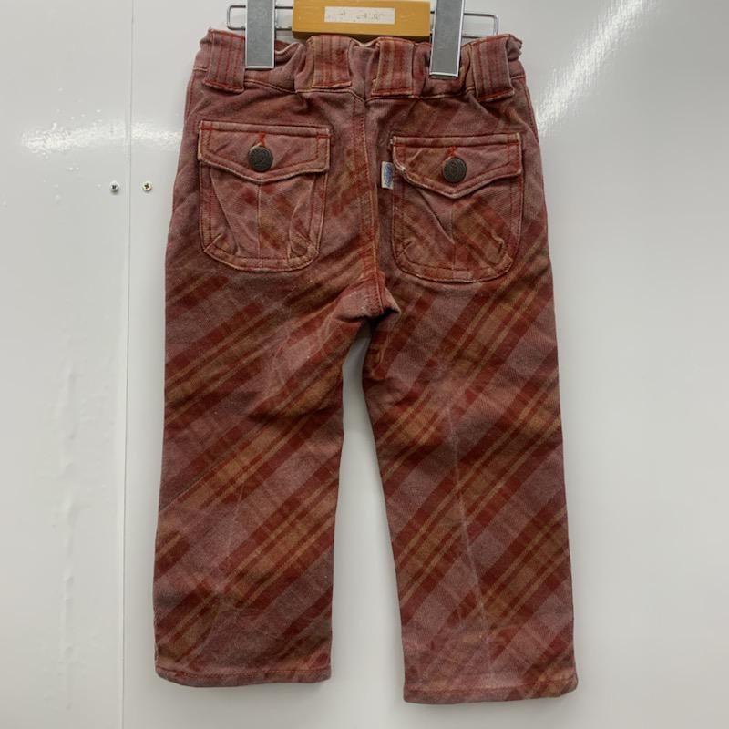 ブーフーウー BOOFOOWOO ボトムス ボトムス チェックパンツ 90cm 90cm ロゴ、文字 マルチカラー / マルチカラー /  ガールズ USED 古着 中古 10028616