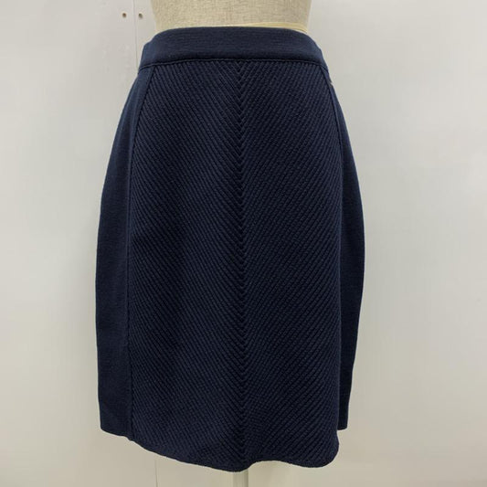 セントジェームス SAINT JAMES スカート ひざ丈スカート TROMEL タグ付 無地 紺 / ネイビー /  レディース USED 古着 中古 10028875