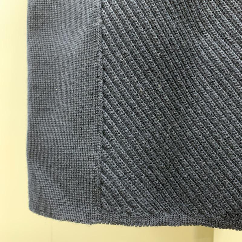 セントジェームス SAINT JAMES スカート ひざ丈スカート TROMEL タグ付 無地 紺 / ネイビー /  レディース USED 古着 中古 10028875
