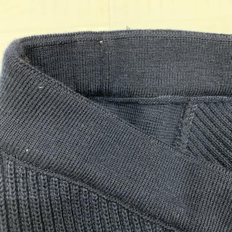 セントジェームス SAINT JAMES スカート ひざ丈スカート TROMEL タグ付 無地 紺 / ネイビー /  レディース USED 古着 中古 10028875