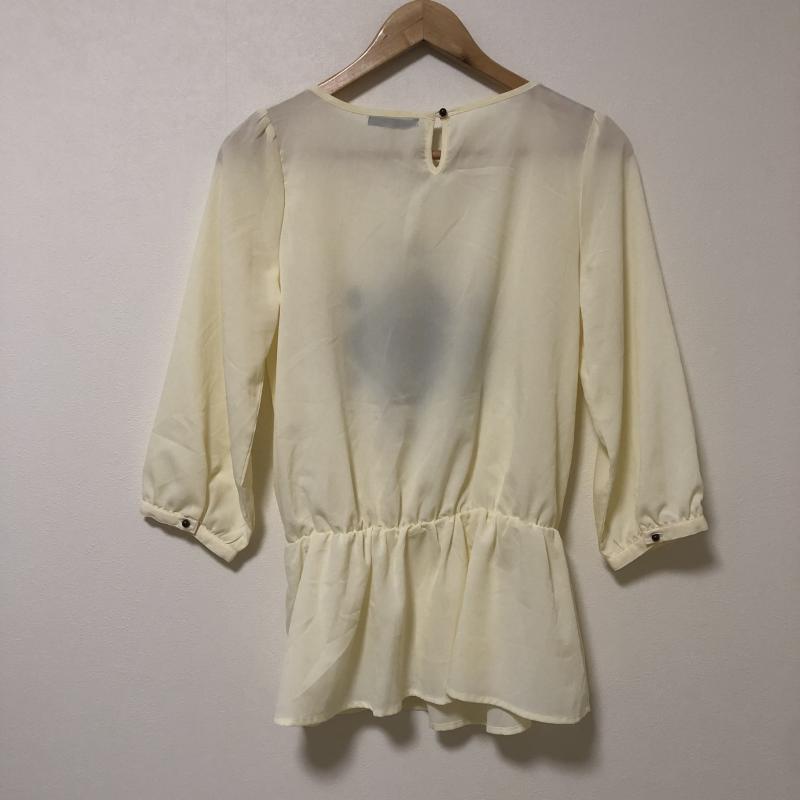 アルシーヴ archives カットソー 七分袖 M 無地 X 刺繍 X  白 / ホワイト / X 黒 / ブラック / X 金 / ゴールド /  レディース USED 古着 中古 10029108