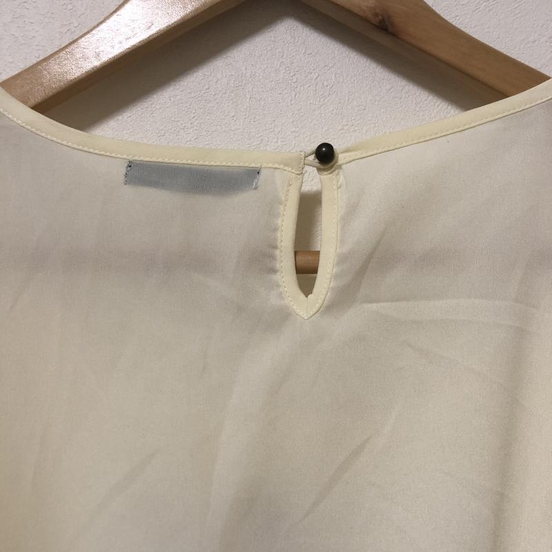 アルシーヴ archives カットソー 七分袖 M 無地 X 刺繍 X  白 / ホワイト / X 黒 / ブラック / X 金 / ゴールド /  レディース USED 古着 中古 10029108