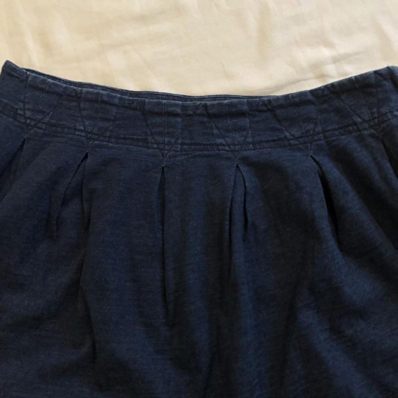 マークバイマークジェイコブス MARC by MARC JACOBS スカート ミニスカート デニム風デザインスカート　カットソー地 XS 無地 X  インディゴ / インディゴ /  レディース USED 古着 中古 10029311