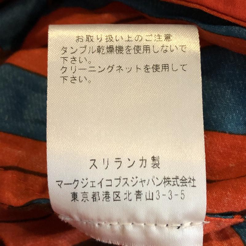 マークバイマークジェイコブス MARC by MARC JACOBS ワンピース ひざ丈スカート スクエアネックワンピース XS 総柄 X 幾何柄 X  橙 / オレンジ / X 茶 / ブラウン / X 青 / ブルー /  レディース USED 古着 中古 10029410