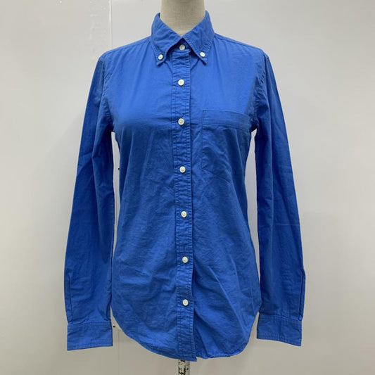 ロンハーマン カリフォルニア Ron Herman California シャツ、ブラウス 長袖 XS 無地 青 / ブルー /  レディース USED 古着 中古 10029454