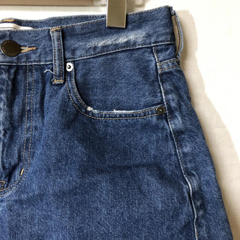 ローリーズファーム LOWRYS FARM スカート ミニスカート L 無地 紺 / ネイビー /  レディース USED 古着 中古 10029539