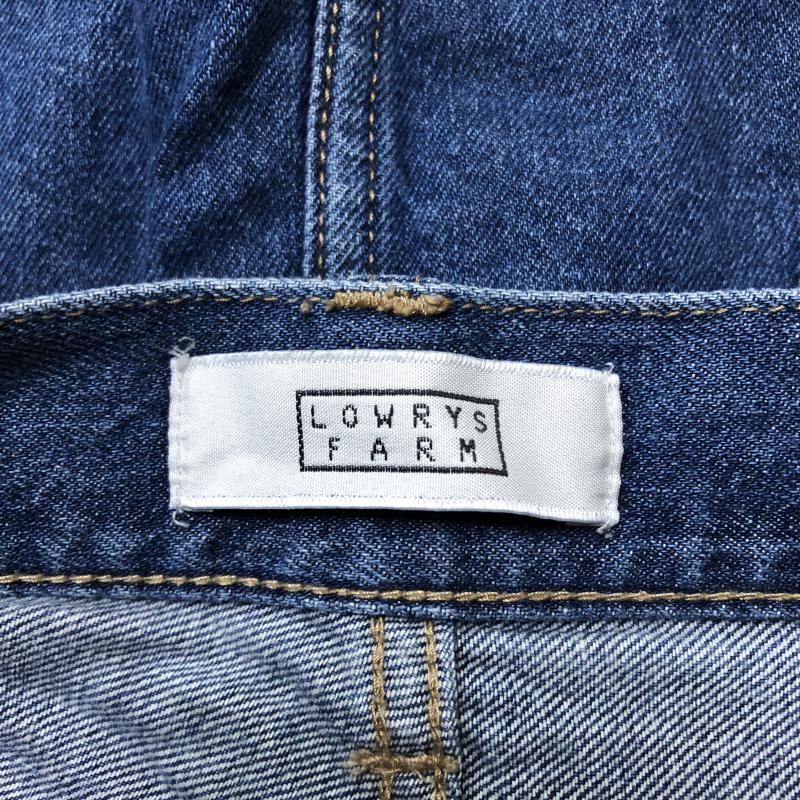 ローリーズファーム LOWRYS FARM スカート ミニスカート L 無地 紺 / ネイビー /  レディース USED 古着 中古 10029539