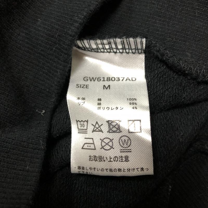 グローバルワーク GLOBAL WORK カットソー 七分袖 M 無地 黒 / ブラック /  レディース USED 古着 中古 10029554