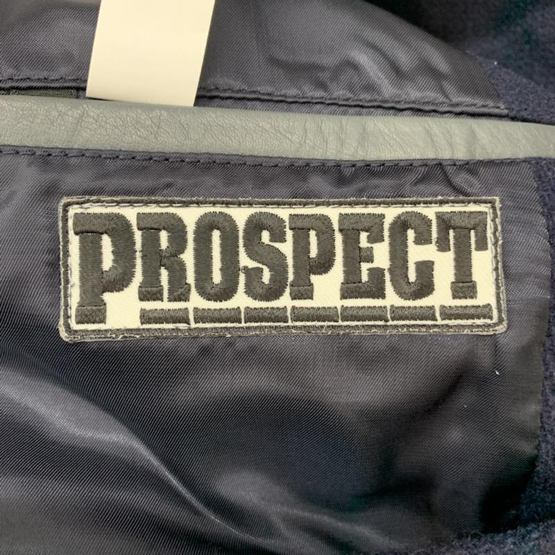 プロスペクト PROSPECT ジャケット、上着 ジャンパー、ブルゾン PROSPECT ブルゾン スタジャン 無地 ロゴ M 無地 X ロゴ、文字 灰 / グレー / X 紺 / ネイビー /  メンズ USED 古着 中古 10029606