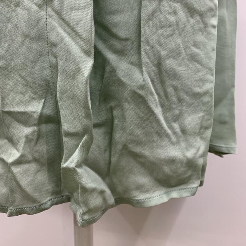 アナザーエディション Anather Edition ワンピース ひざ丈スカート 無地 薄緑 / ライトグリーン /  レディース USED 古着 中古 10029893