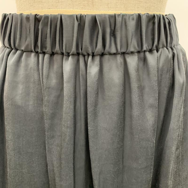 ジャーナルスタンダード JOURNAL STANDARD スカート ロングスカート ギャザースカート 無地 36 無地 黒 / ブラック /  レディース USED 古着 中古 10030159
