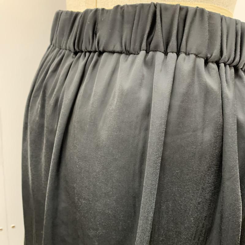 ジャーナルスタンダード JOURNAL STANDARD スカート ロングスカート ギャザースカート 無地 36 無地 黒 / ブラック /  レディース USED 古着 中古 10030159