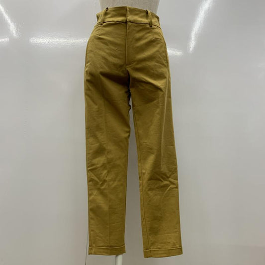 アーバンリサーチ URBAN RESEARCH ボトムス ボトムス WAREHOUSE センタープレスパンツ WH86-24N014 M 無地 黄 / イエロー /  レディース USED 古着 中古 10030329