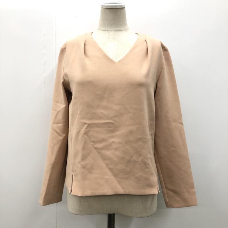 ロペ ROPE' カットソー 長袖 Vネック長袖カットソー 無地 36 無地 桃 / ピンク /  レディース USED 古着 中古 10030677