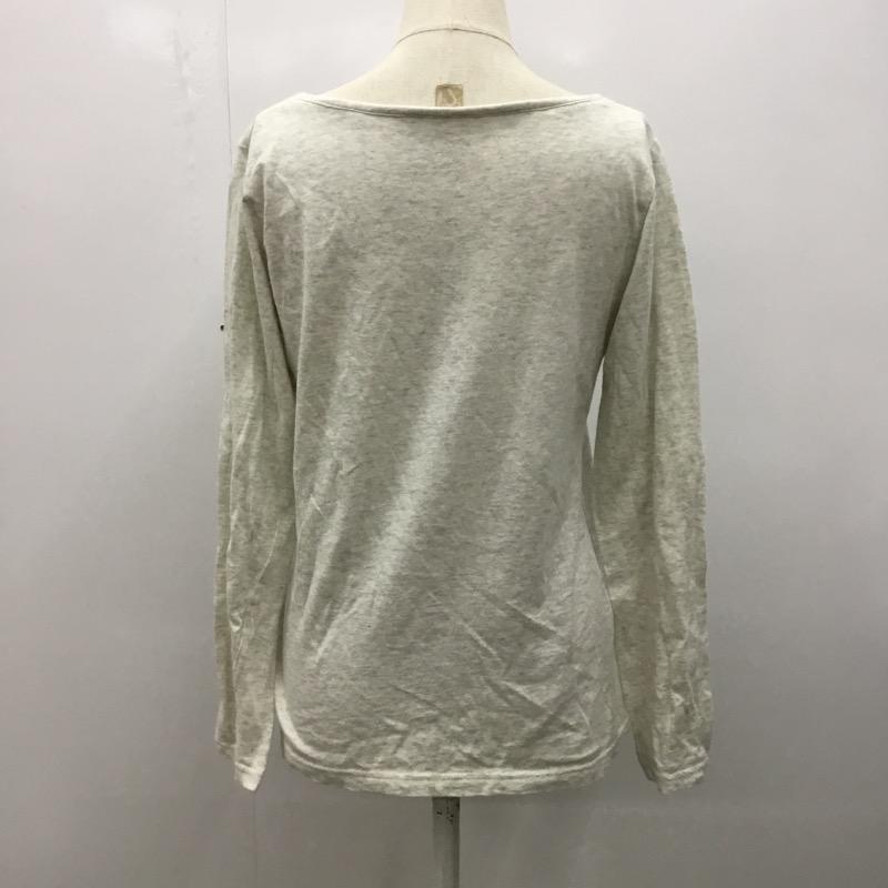 アースミュージックアンドエコロジー earth music&ecology カットソー 長袖 長袖カットソー M 無地 灰 / グレー /  レディース USED 古着 中古 10030846