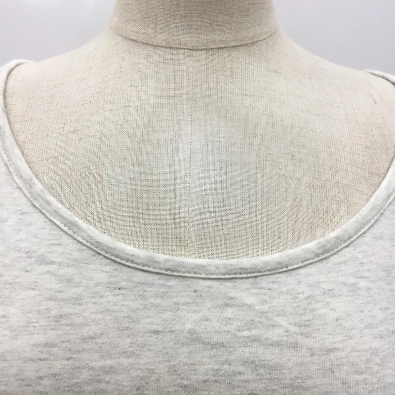 アースミュージックアンドエコロジー earth music&ecology カットソー 長袖 長袖カットソー M 無地 灰 / グレー /  レディース USED 古着 中古 10030846