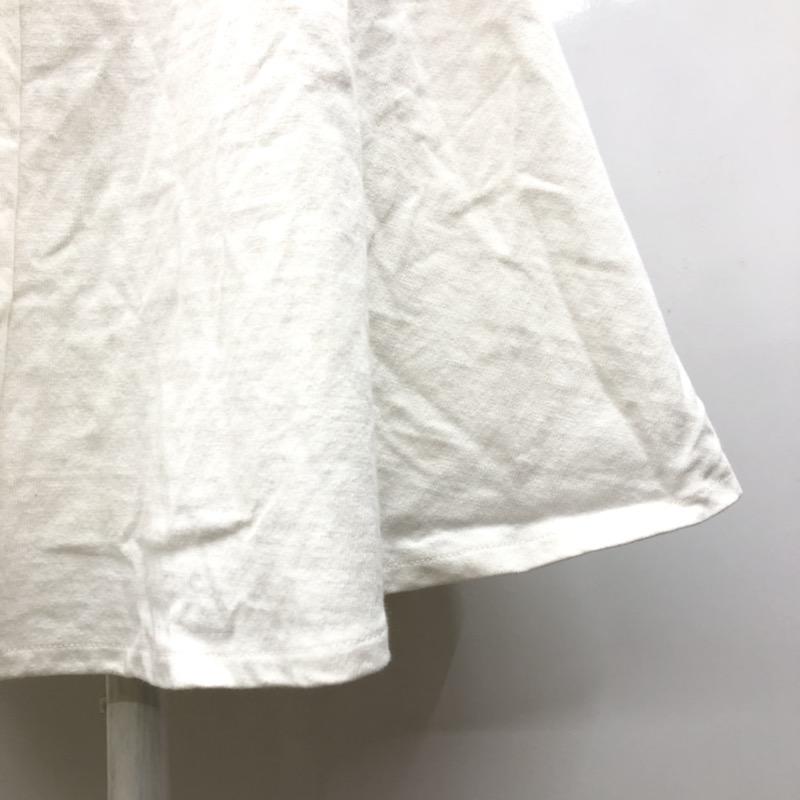 マウジー MOUSSY スカート ミニスカート フレアスカート 2 無地 白 / ホワイト /  レディース USED 古着 中古 10030931