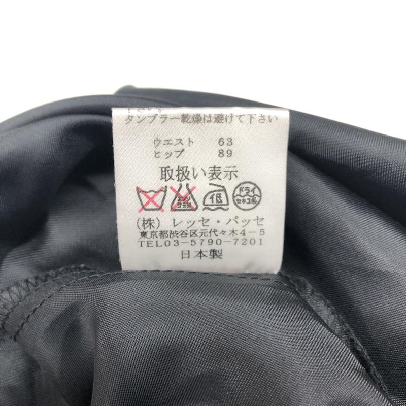 レッセパッセ LAISSE PASSE スカート ミニスカート レーススカート 38 無地 黒 / ブラック /  レディース USED 古着 中古 10030936