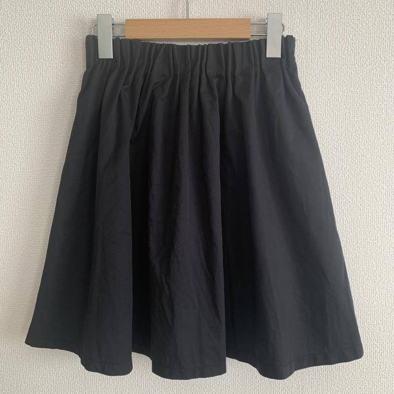 ローリーズファーム LOWRYS FARM スカート ミニスカート ウエストギャザースカート FREE 無地 黒 / ブラック /  レディース USED 古着 中古 10031012