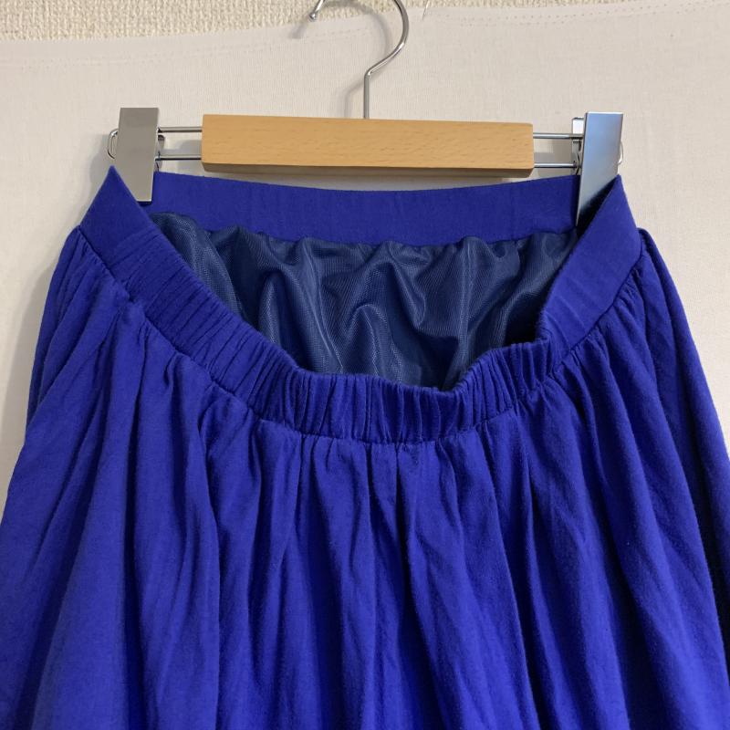レイビームス Ray BEAMS スカート ひざ丈スカート 1 無地 青 / ブルー /  レディース USED 古着 中古 10031017