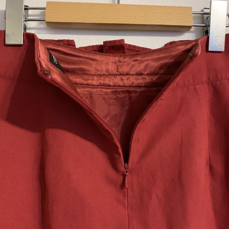 ユナイテッドアローズ UNITED ARROWS スカート ひざ丈スカート 36 無地 赤 / レッド /  レディース USED 古着 中古 10031023