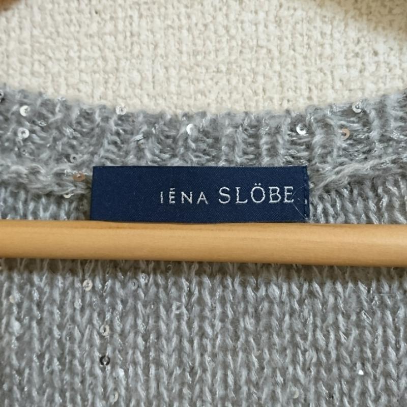 イエナスローブ IENA SLOBE ワンピース ひざ丈スカート 無地 灰 / グレー / X 銀 / シルバー /  レディース USED 古着 中古 10031035