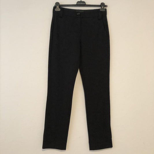 エンポリオアルマーニ EMPORIO ARMANI パンツ スラックス 38 無地 黒 / ブラック /  レディース USED 古着 中古 10031050