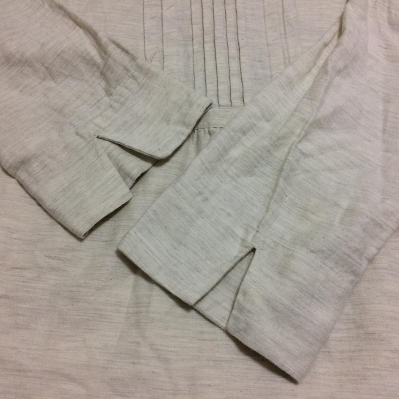レプシィム LEPSIM ワンピース ひざ丈スカート M ストライプ 灰 / グレー / X 白 / ホワイト /  レディース USED 古着 中古 10031056