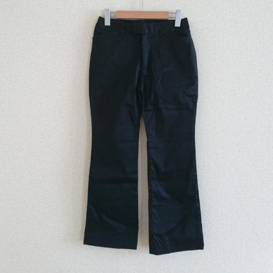 コムサイズム COMME CA ISM パンツ チノパン M 無地 黒 / ブラック /  レディース USED 古着 中古 10031060