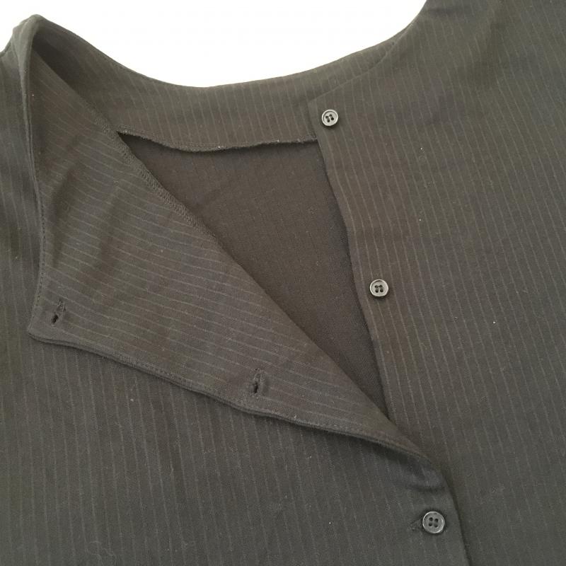 レプシィム LEPSIM カットソー 七分袖 M 無地 黒 / ブラック /  レディース USED 古着 中古 10031087