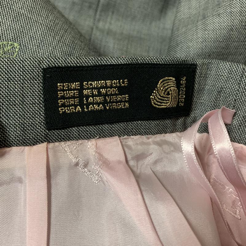 エスカーダ ESCADA スカート ひざ丈スカート 無地 X 花柄 灰 / グレー / X 桃 / ピンク / X 緑 / グリーン /  レディース USED 古着 中古 10031107